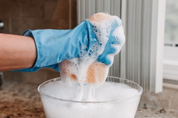 Spotless bathroom residential cleaning result