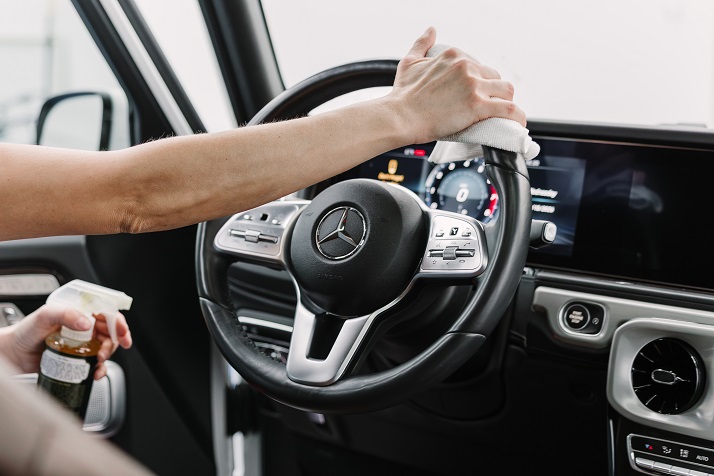 Shiny detailed car exterior